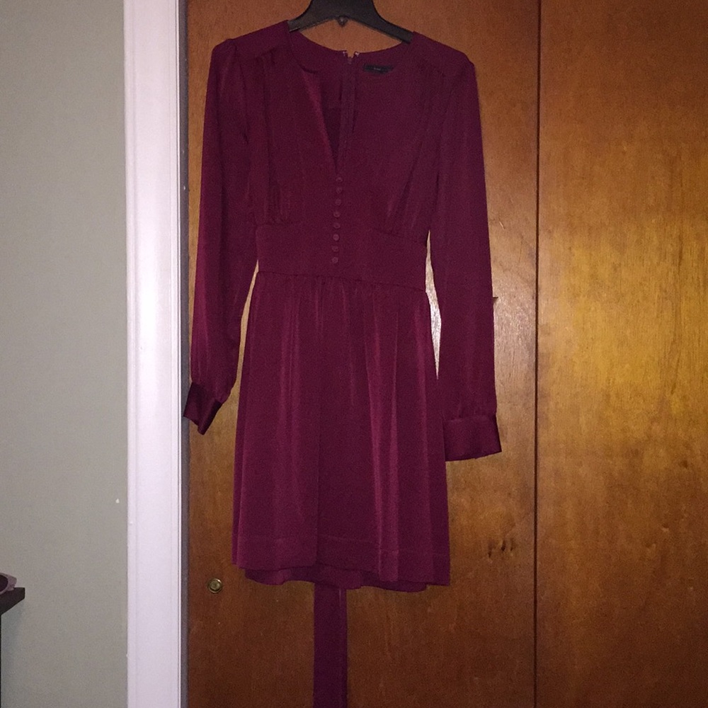 BCBG Deep Cranberry Dress size Medium NWT